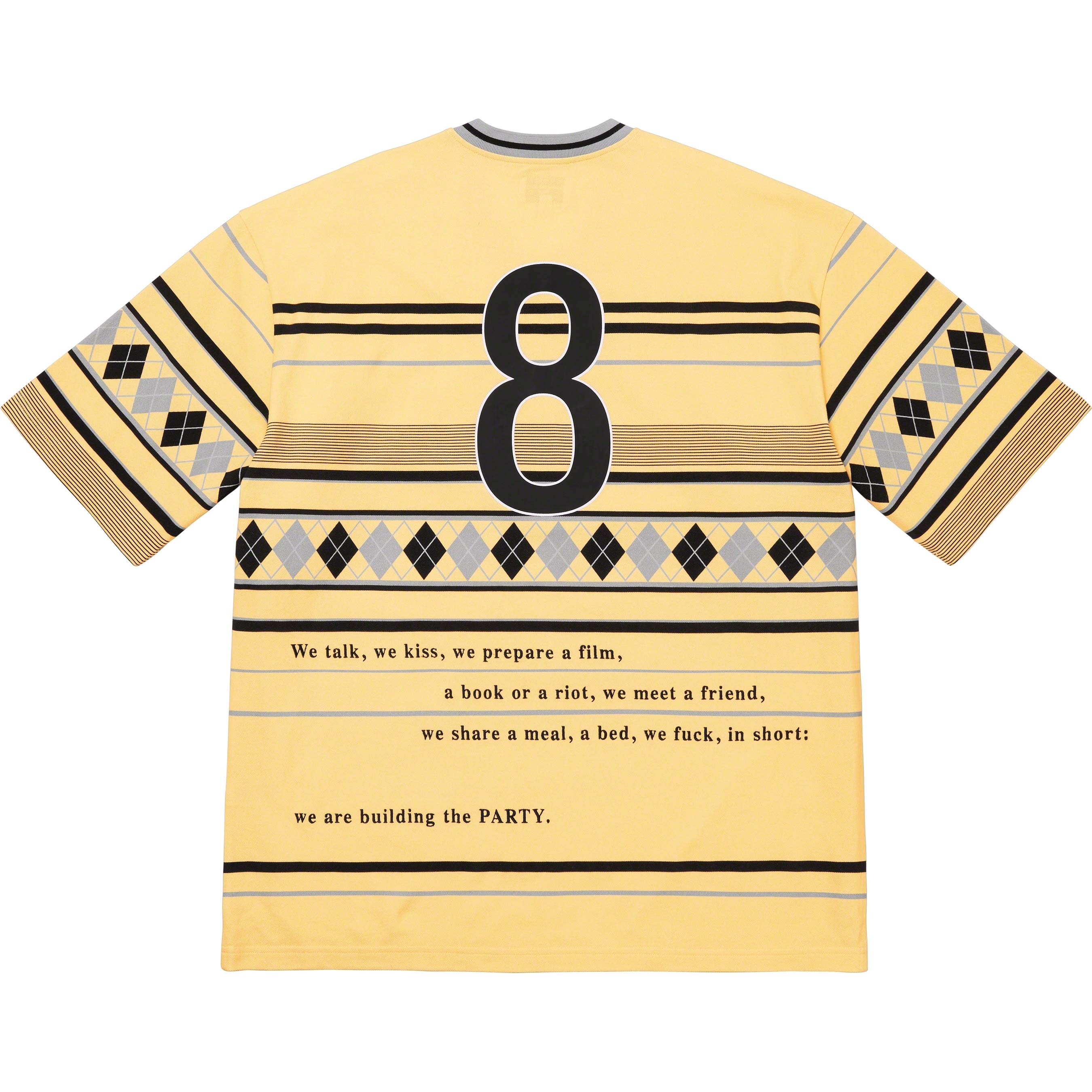 Supreme/Bernadette Corporation Pique Soccer Top view 6